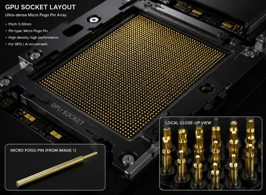 micro pogo pin gpu socket