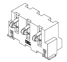 3pin弹片连接器 200004-3