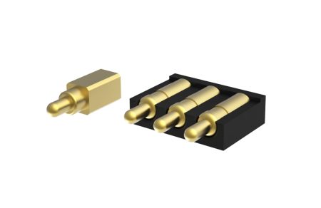 侧放式弹簧针/侧接式弹簧针 (Pogo Pin)，顶针连接器