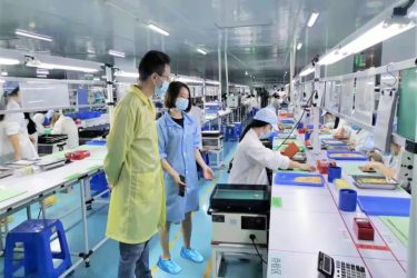 肖总视查产线复工复产情况