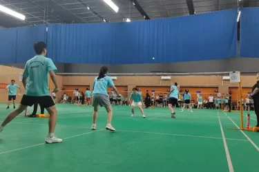羽毛球混合双打项目