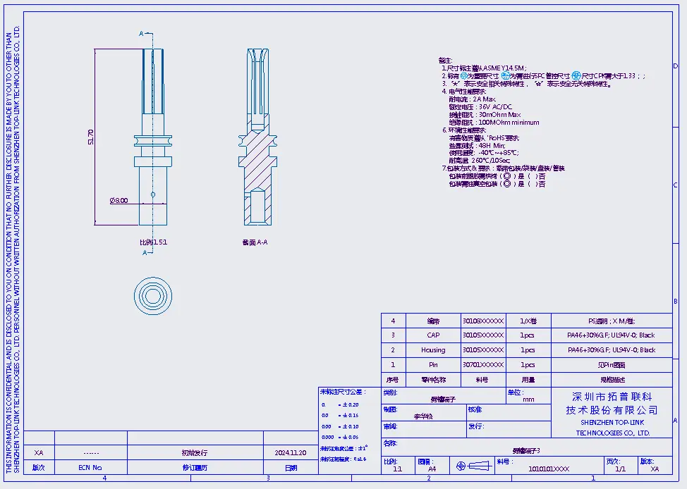 劈槽端子劈槽端子 