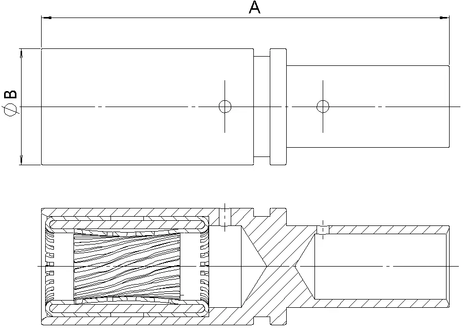 反爪+压线孔端子反爪+压线孔
