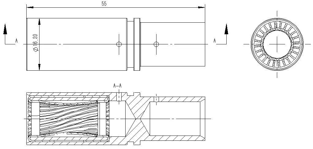 反爪+压线孔端子反爪+压线孔 