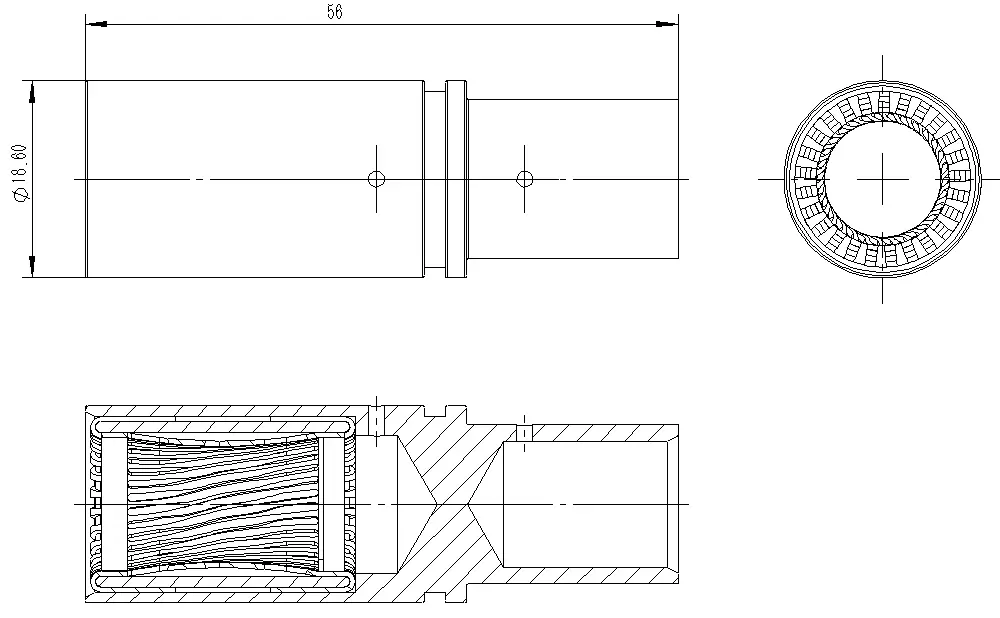 反爪+压线孔端子反爪+压线孔 