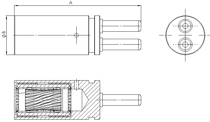 反爪+双针端子反爪+双针