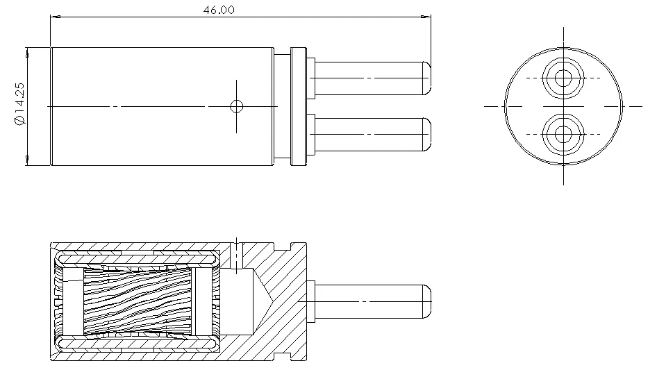 反爪+双针端子反爪+双针 