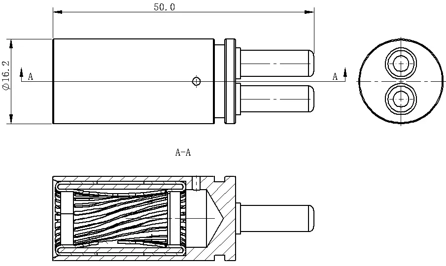 反爪+双针端子反爪+双针 