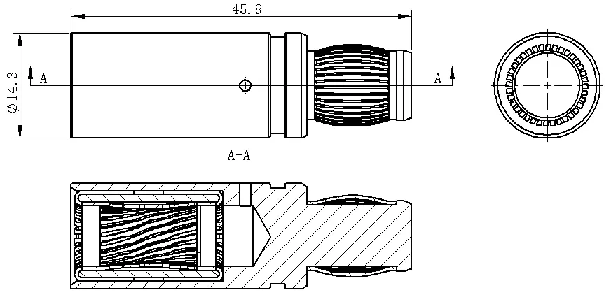 反爪+灯笼簧端子反爪+灯笼簧 