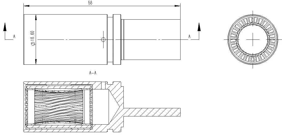 反爪+铣扁端子反爪+铣扁 