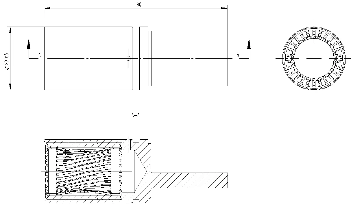 反爪+铣扁端子反爪+铣扁 