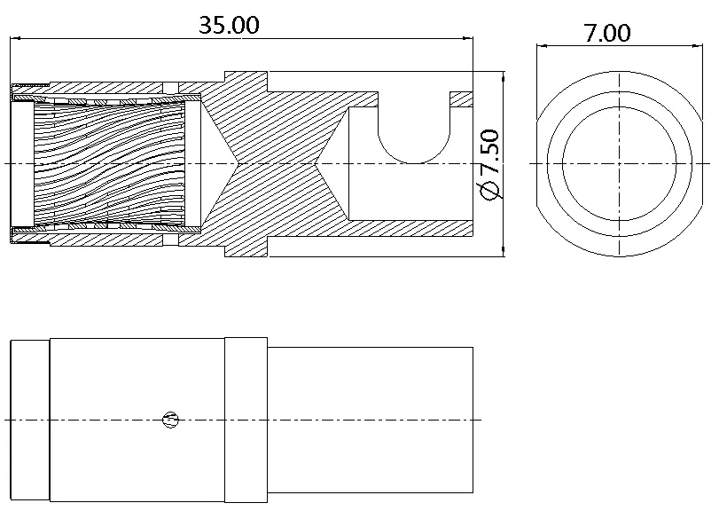 扭簧+焊杯端子扭簧+焊杯 